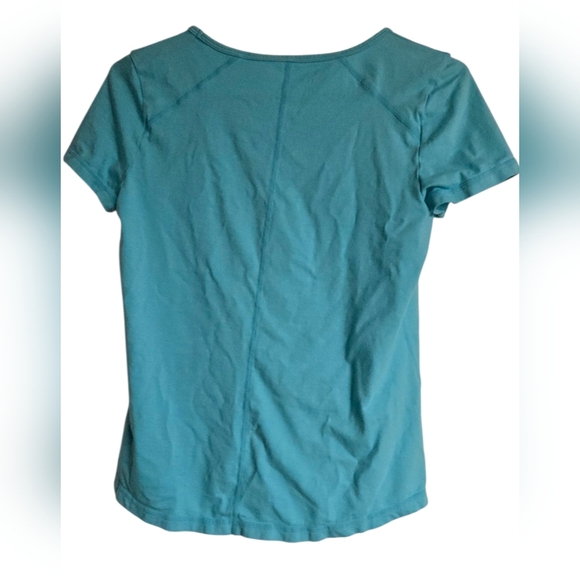 Talbots Blue Short Sleeve Tee Small Petite - Picture 2 of 5